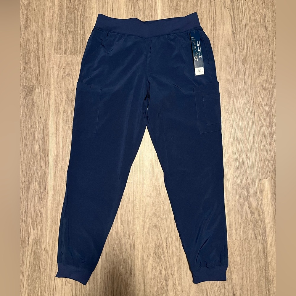 EasyStretch by ButterSoft (Navy) Mila Women’s 7-pocket Jogger Scrub Pant